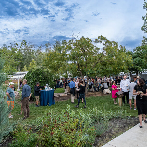 Crowds enjoying cuisine at Eat Drink SLC 2022