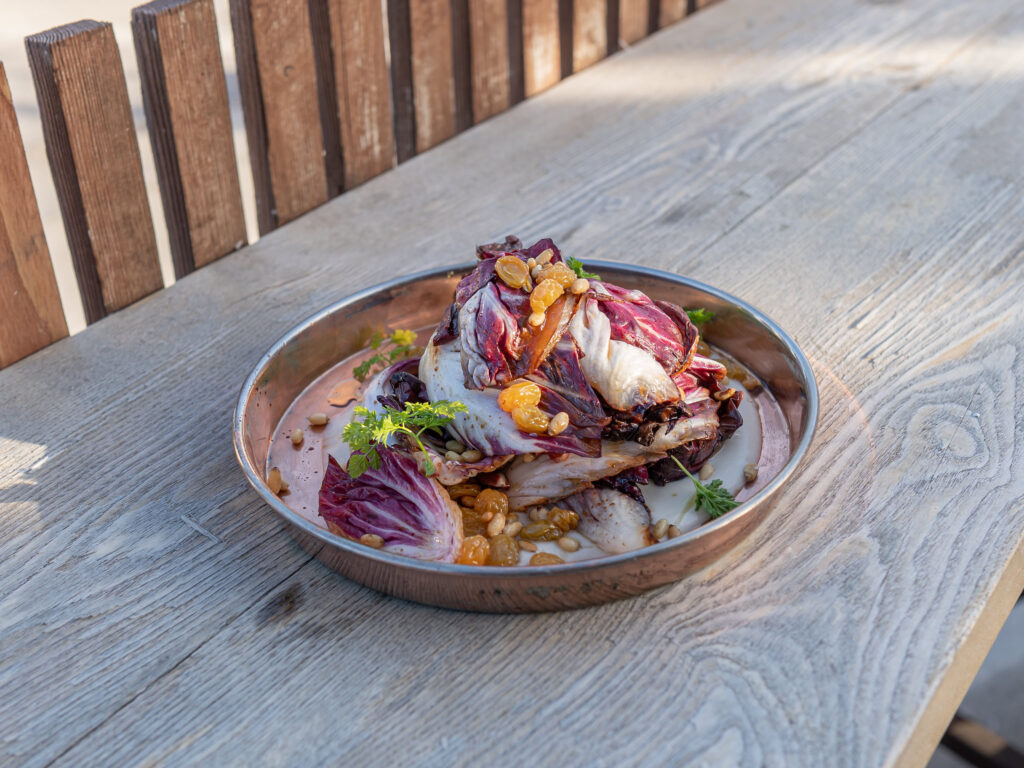 Copper Common - charred radicchio salad