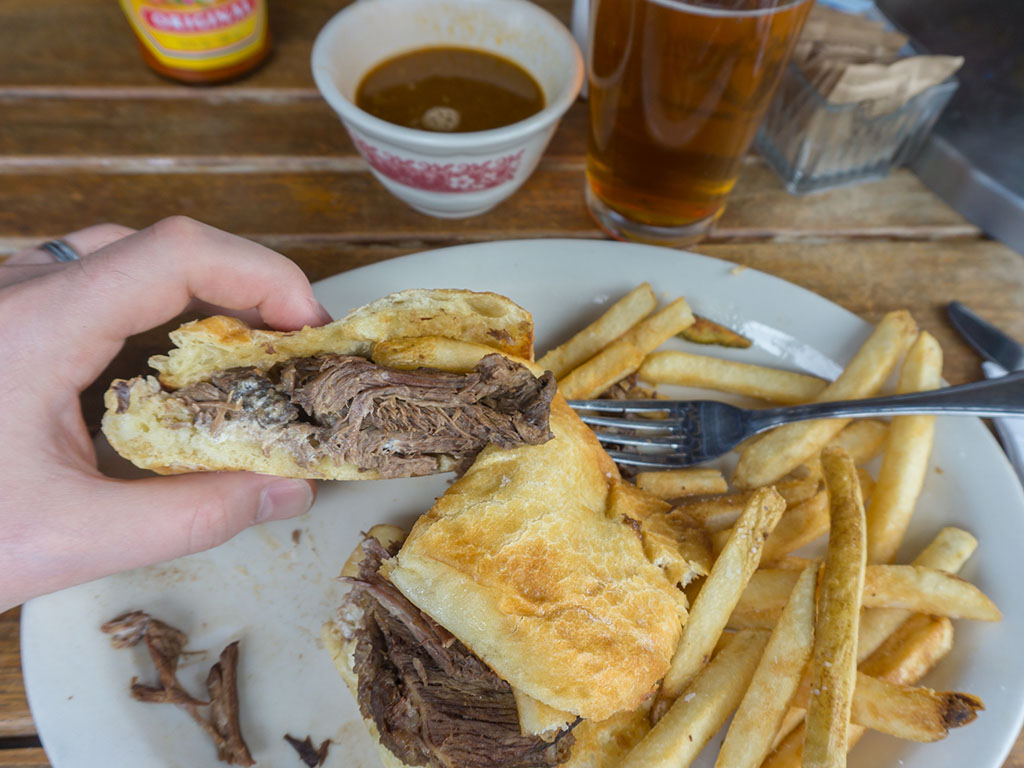 French Dip at Silver Fork Lodge