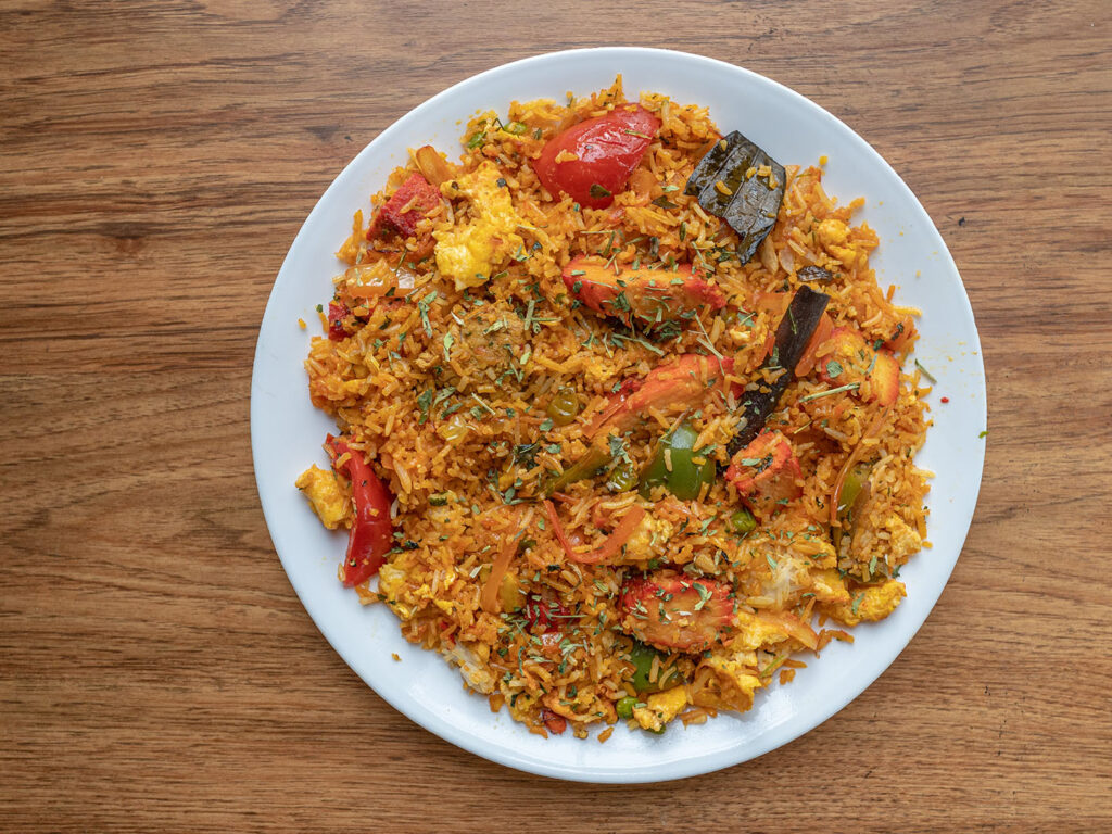 Gurkha's - chicken tikka biryani fried rice