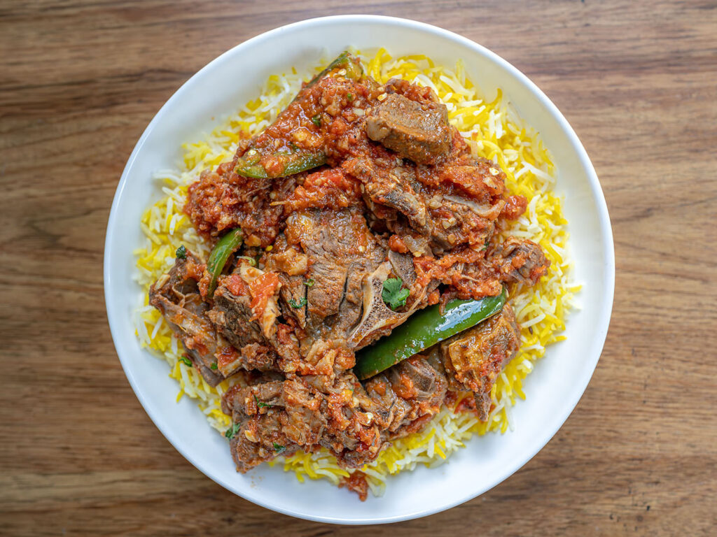 Habibi Grill - lamb shinwari karahi