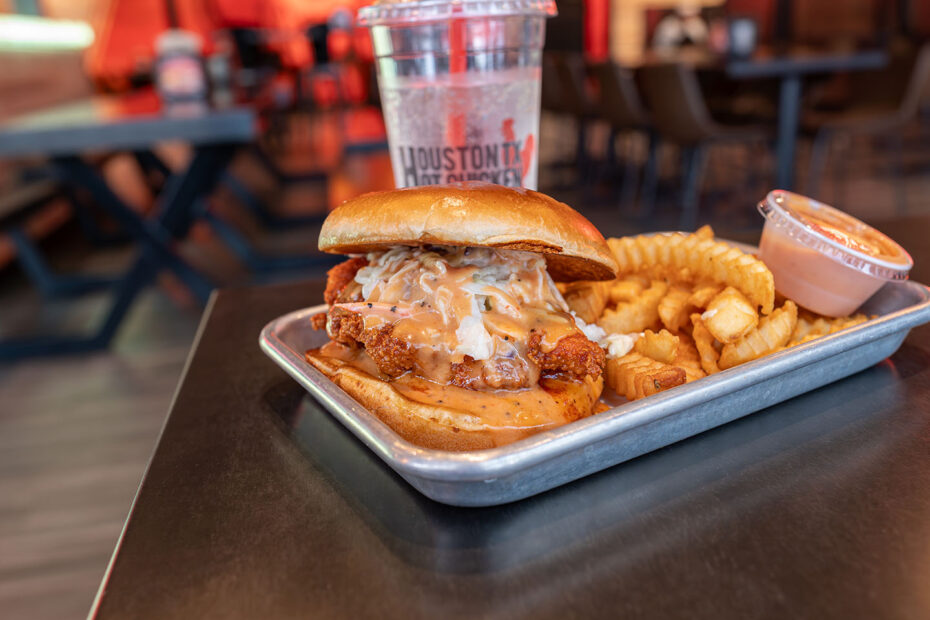 Houston Hot Chicken - spicy chicken sandwich (Gastronomic SLC)