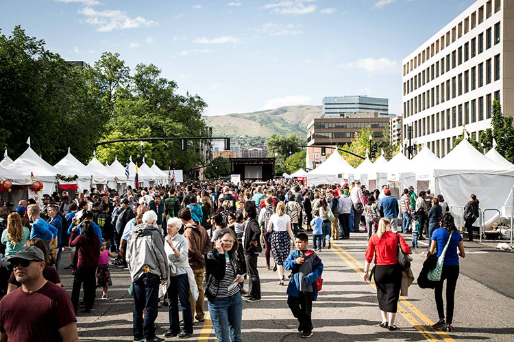 Livings Traditions Festival food tents