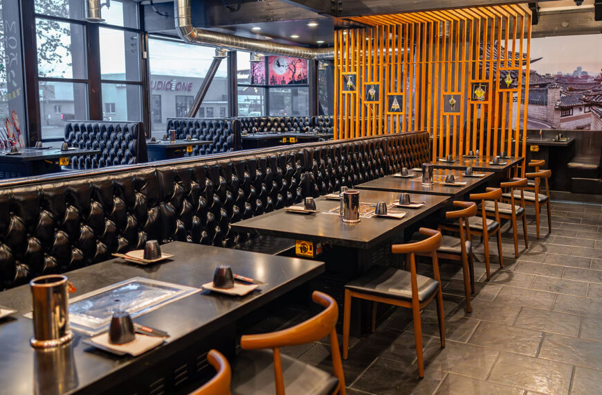 Matchstick Bar & Grill - interior and seating