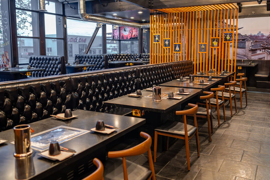 Matchstick Bar & Grill - interior and seating