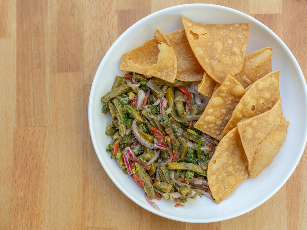 Real Taqueria - cactus salad (Gastronomic SLC)