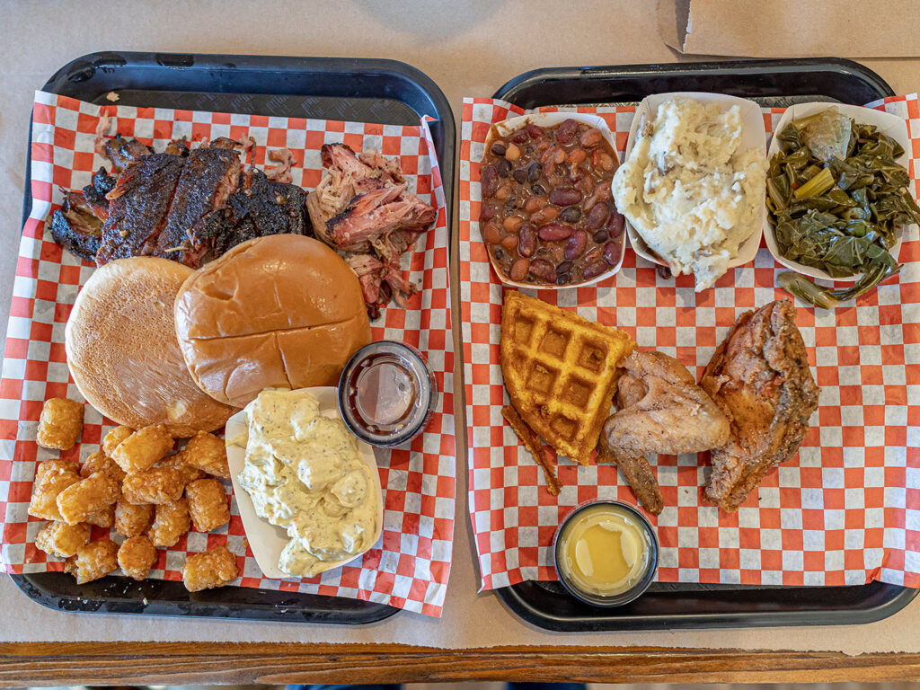 Richie Lush's BBQ - BBQ plate