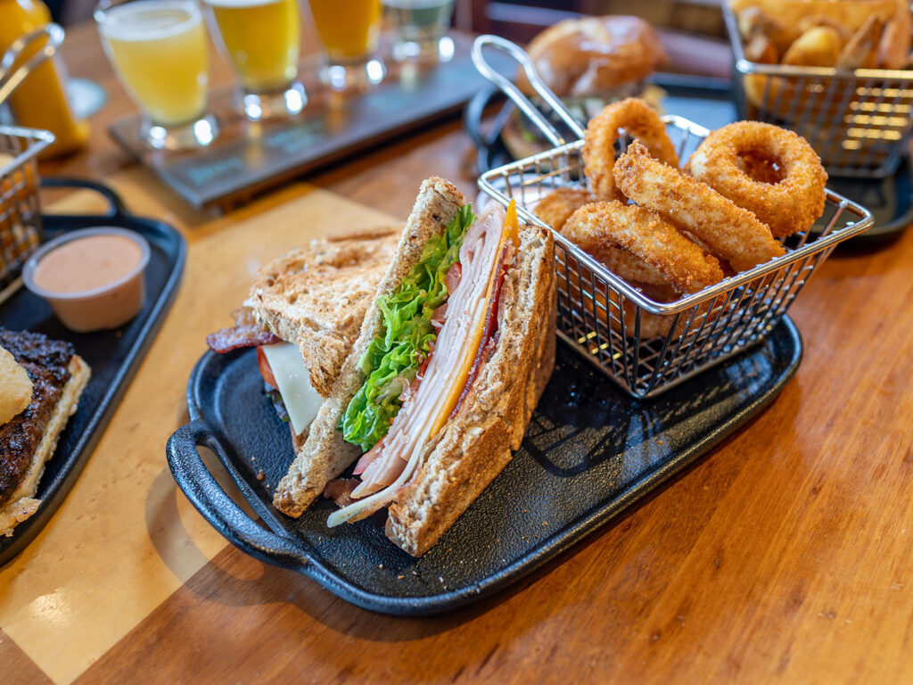 Salt Lake Brewing Co - club sandwich