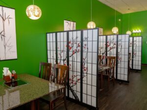 Tanabata Japanese Restaurant - interior tables (Gastronomic SLC)